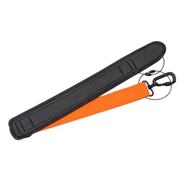 MI&VI Instrument Case Shoulder Straps Replacement — 32" to 42" in. Universal Adjustable Strap Set with Security Hooks for Guitar Cases, Bass, Violin, Viola, Cello Bags and Backpacks (Orange)