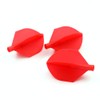 CUESOUL TERO AK4 Red Dart Flights Shield Shape Set of