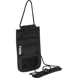 Travelon RFID Blocking Deluxe Boarding Pouch, Black, One Size