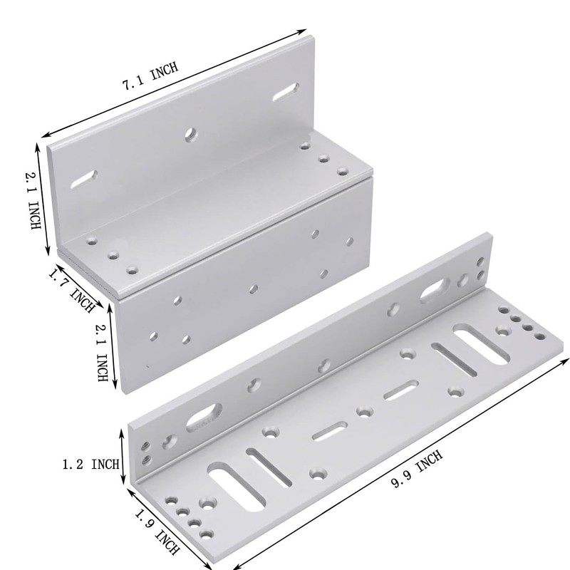Electric Magnetic Lock with Z and L Bracket 280KG 600LBS