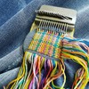 DGYJJZ Darning Loom Speedweve Type Weave Tool, 14 Hooks Convenient