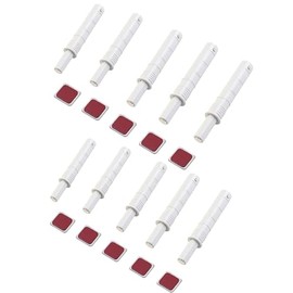 bjsdkff 10 Pack Magnetic Push Latches for Cabinet Door,Push Latches for Cabinets,Cabinet Magnet Latch,for Closet Cupboard Wine Cabinet Drawer Sliding Door Lock Pop-up Door Lock