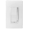 Decora Dimmer with Slide Bar and Rocker Switch, White