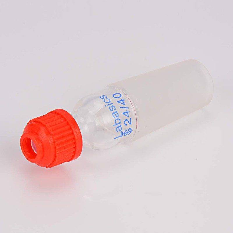 Labasics Thermometer Inlet Adapter with 24/40 Inner Joint, 80mm Height,