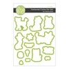 Spellbinders Costumed Cuties Thin Metal Etched Die Set, Green
