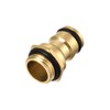 sourcing map Brass Faucet Tap Quick Connector M18 Male Thread