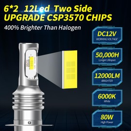 ZEBANERT Compatible with yamaha yfm125 yfm350 yfm400 yfm450 yfm600 yfm660 Hi/Lo Beam,H6M High Low Beam, Fog light bulbs,Turn signal bulbs