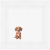 'Dachsund With Pink Bow Tie' Cotton Napkin/Dinner Cloth (NK00038902)