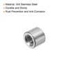 QUARKZMAN Pack of 10 M3 Round Connecting Nuts, 304 Stainless