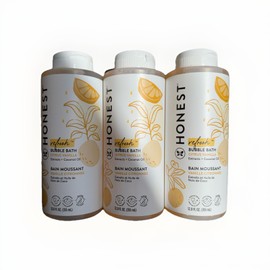 Honest Beauty The Honest Company Bubble Bath Citrus Vanilla Coconut Oil 12 Oz Each LOT OF 3