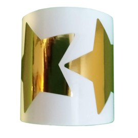 Youtei Sticker Roll, Large, Star Shape, 2.0 inches (5 cm)