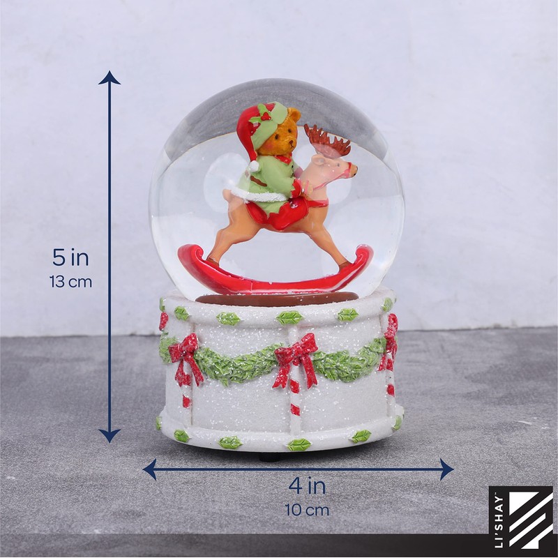 Christmas Snowglobe Musical Let it Snow
