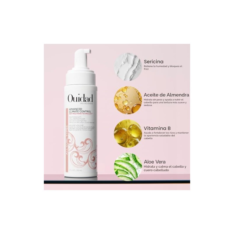 Advanced Climate Control Featherlight Volumizing Foam by Ouidad for Unisex