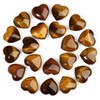 MAIBAOTA Tiger Eye Heart Healing Crystals Gemstones Pocket Nature Spiritual