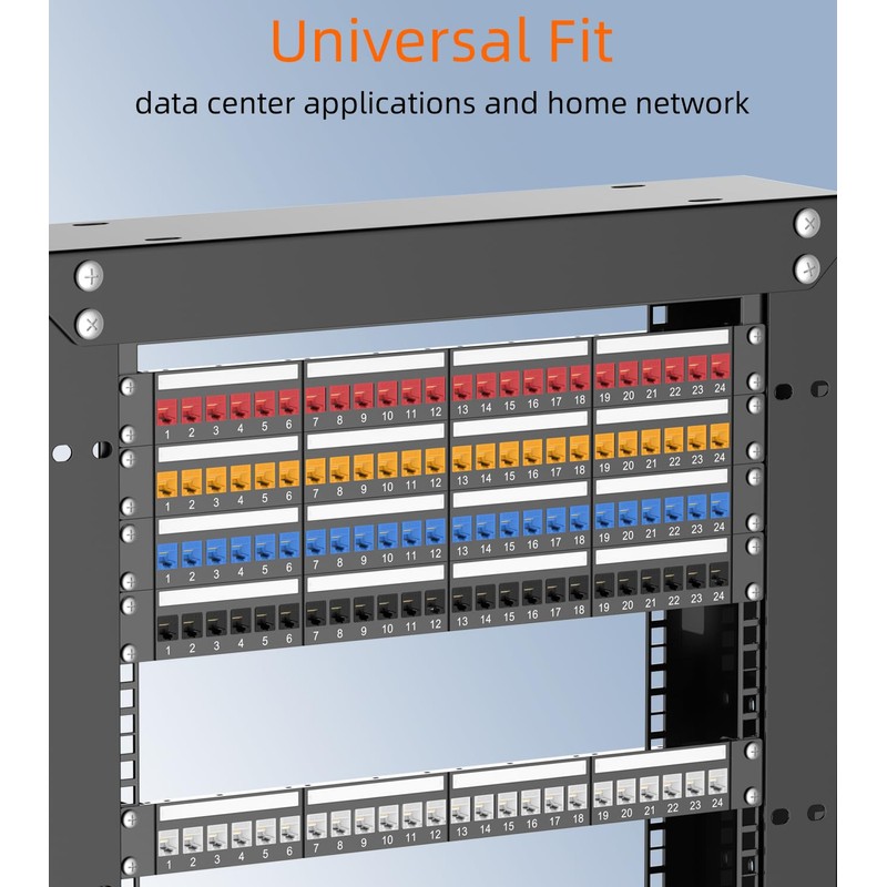 Rapink RJ45 Keystone Jack Cat6 10G Support, Cat6 Keystone Jacks