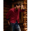 PJ PAUL JONES Men's Knitted Cardigans Button Down Stand Collar