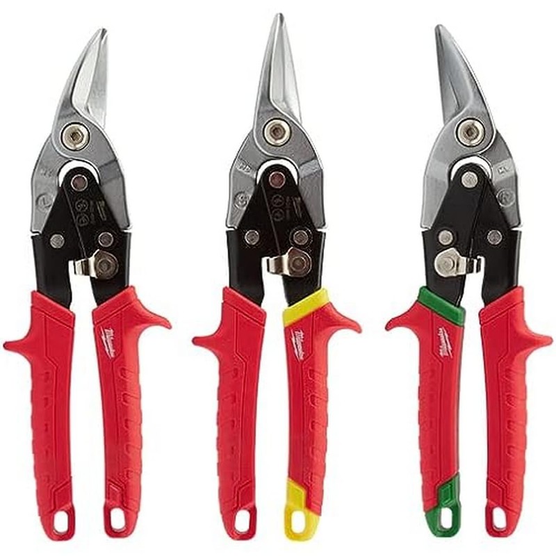 3-Pc Aviation Snips (Left, Right, Straight) Set
