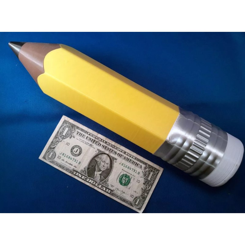 Handmade Giant Pencil-Shaped Pencil/Pen Container