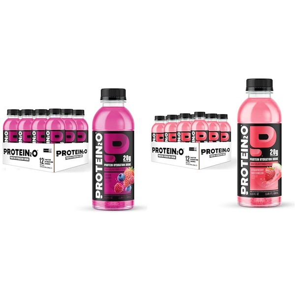Protein2o Bundle of Protein2o 20g Whey Protein Isolate Hydration Drink,