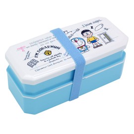 o-esuke- Blue Capacity: Upper/Approximately 260ml, Lower/Approximately 340ml, about Full Tang (Large/100ml Doraemon 松花堂 Bento Box PW – 9