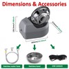 BENTOPAL Dog Water Fountain Auto Filling Dog Water Dispenser Connect