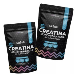 Pack de 2 Creatinas Monohidratadas Alta Pureza en Polvo - Sannali - 500g Sin sabor