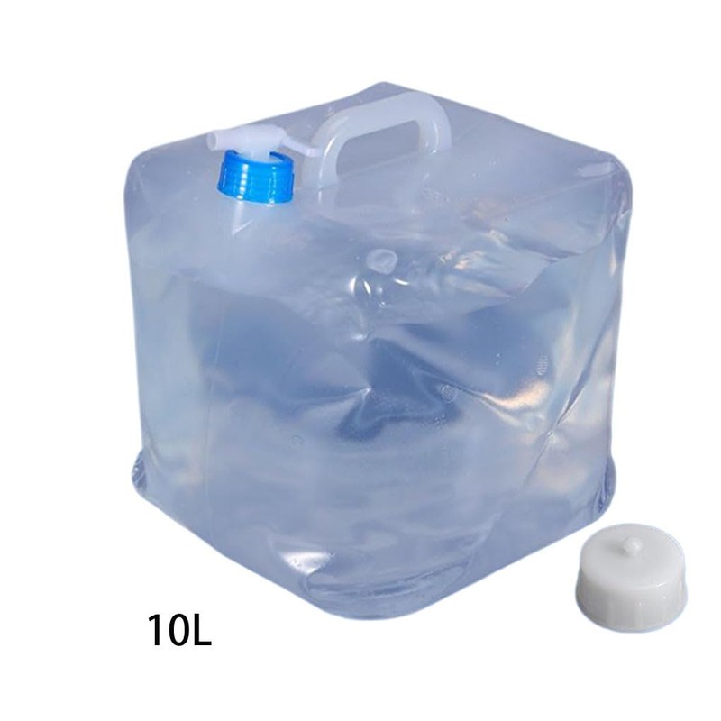 Portable Water Container Collapsible 10L/15L/20L Foldable Bucket for Camping Hiking