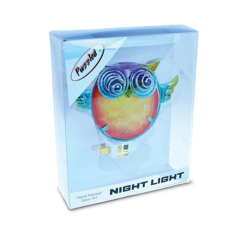 Puzzled Owl Night Light