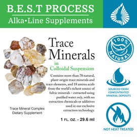 Morter Trace Minerals in Colloidal Suspension (6 Pack) Morter HealthSystem Best Process Alkaline — Nutrient Dense Trace Elements, Fulvic Minerals & Amino Acids