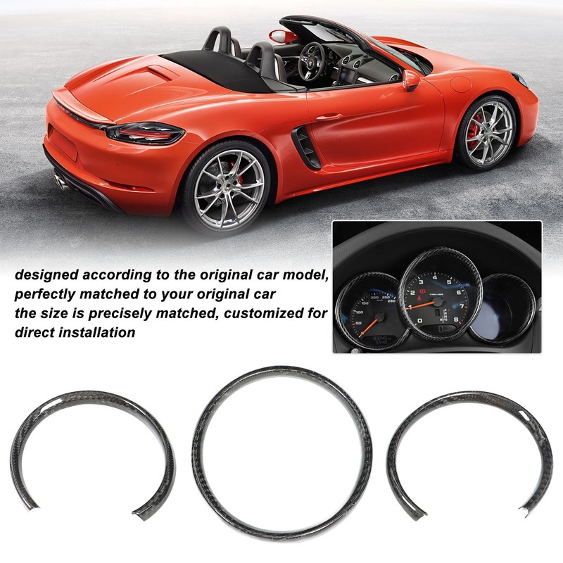 Dashboard Frame Decor Tachometer Protection Cover Trim Decoration Ring for