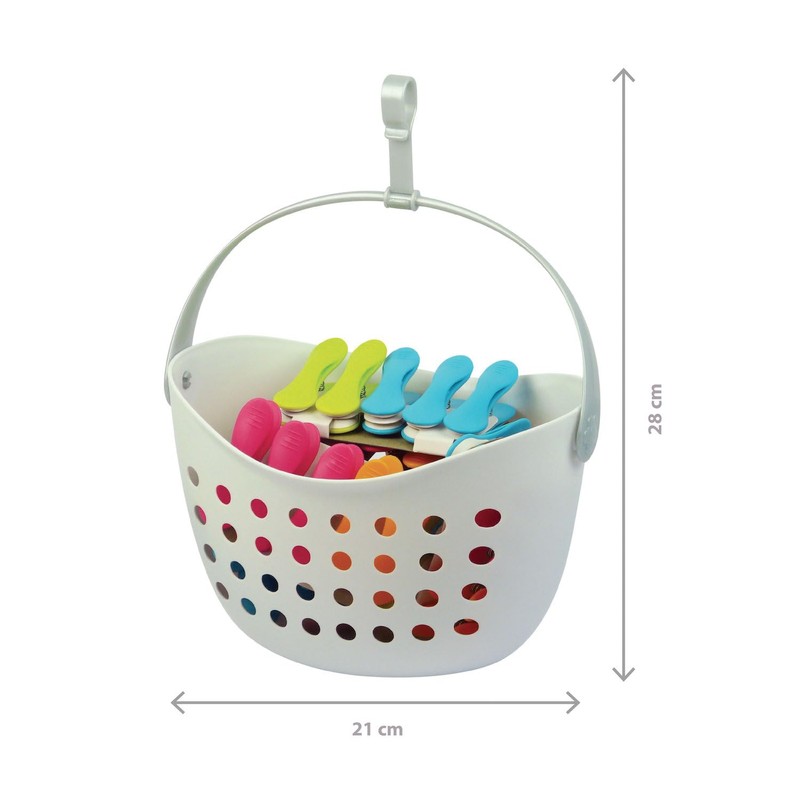 Laguelle Basket with 40 Non-Slip Clips – Made in France