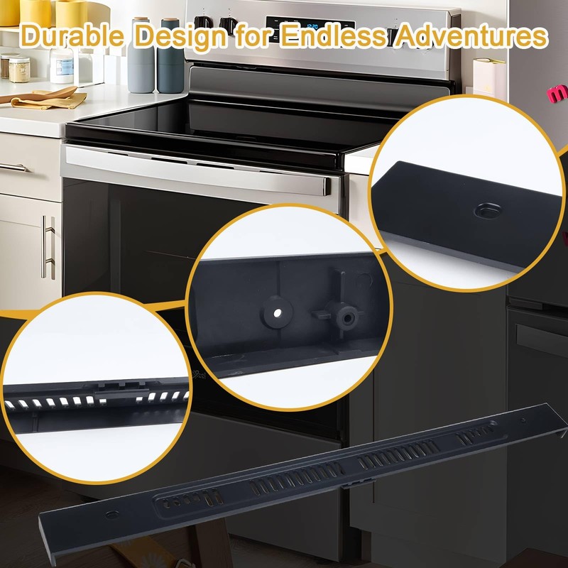 WPW10310922 Range Oven Door Vent Trim Compatible with Whirlpool/Amana/Maytag Range,