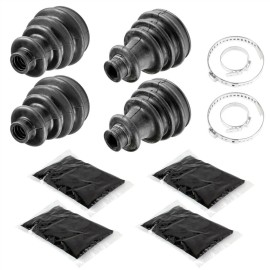 Caltric New 2 Front Axle Inner and Outer CV Boot Kit fits Polaris Ranger XP 700 4x4 2006