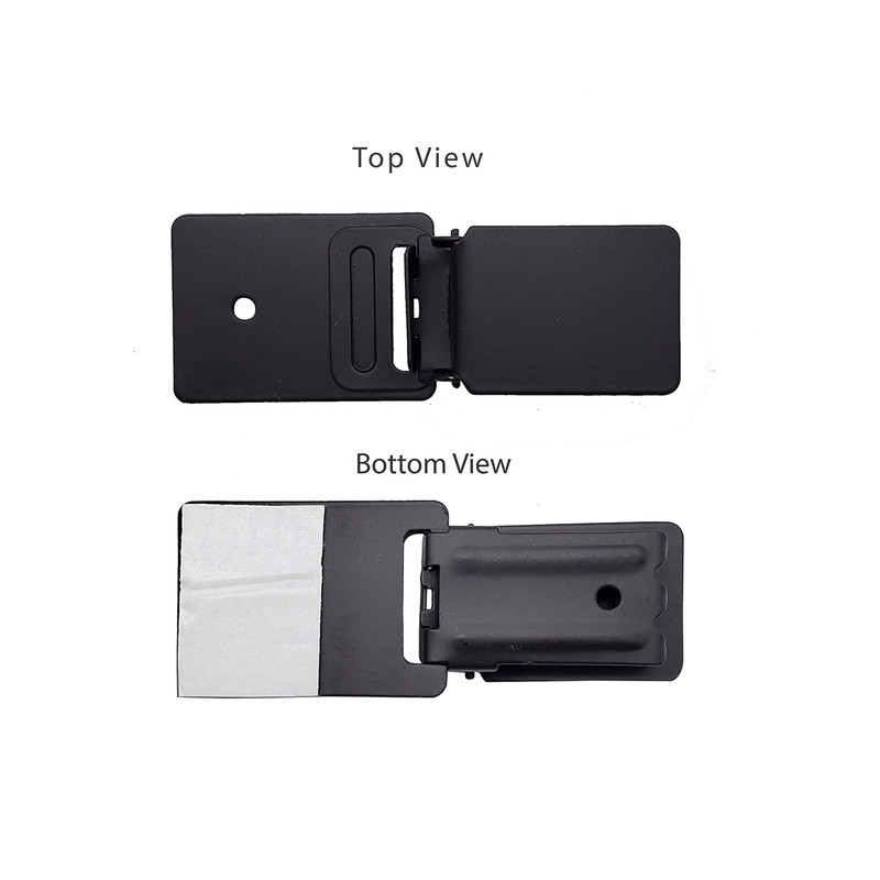 Wall Clips Matte Black for Hanging Rugs and Animal Hides
