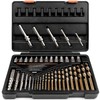 55-Piece Easy Out Screw Extractor Set with Broken Bolt Extractor