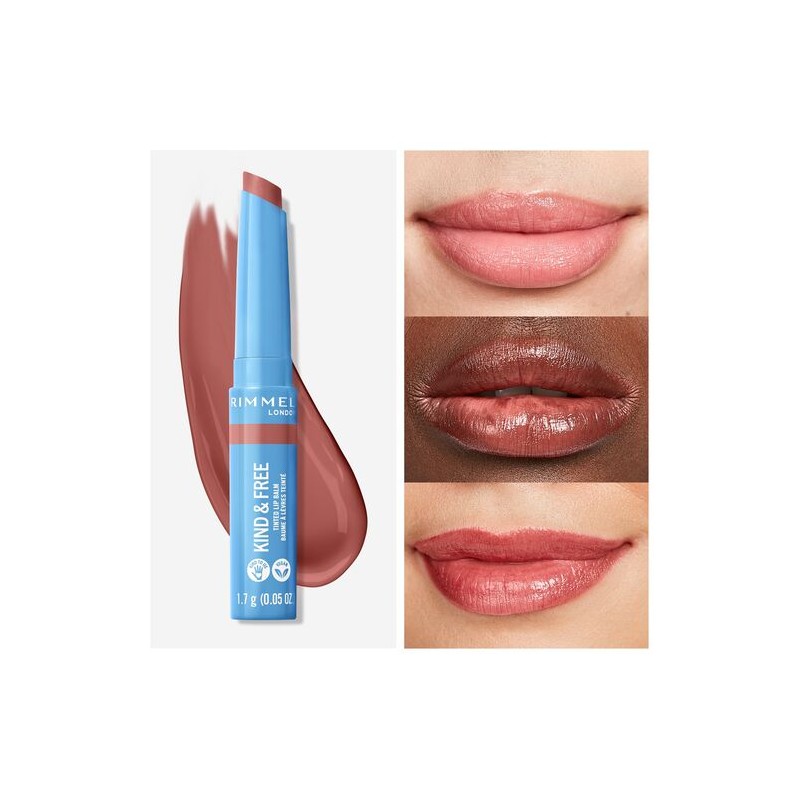 Rimmel Kind & Free Tinted Lip Balm Natural Apricot