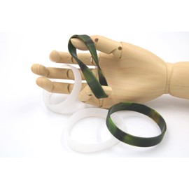 XP Design Close-up Ring Focus Ring Zoom Lens Tie Band Rubber Band Rubber Thick Rubber Band Grip Camera Parts (Camouflage+Fluorescent White)