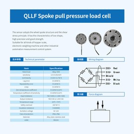 High Precision Load Cell Sensor with Signal Transmitter Amplifier,Display Signal Output RS485 0-5V 0-10V 4-20mA (0-1000KG with Amplifier)
