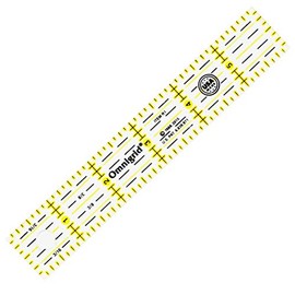 Omnigrid 1 x 6-Inch Ruler, Clear Quilting and Sewing Ruler
