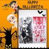Horror Theme Halloween Removable Window & Glass Stickers for Festive Decor Free Size / Style 1 10ea