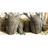 Unbranded 2 VTG Owls Garden Statues- RESIN Light Gray -