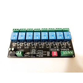 IOTMUG 8 Channel I2C Electromagnetic Relay Module Arduino Raspberry Dual Power TYPE C
