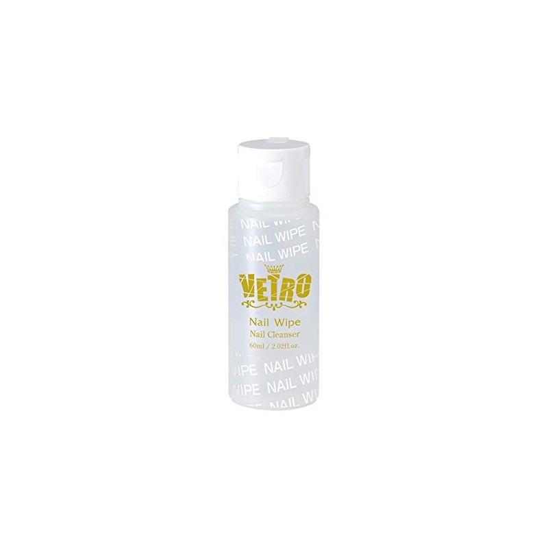 VETRO Nail Wipes, 2.0 fl oz (60 ml), Unhardened Gel