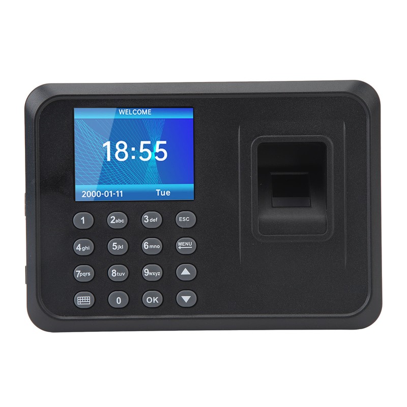 Fingerprint Attendance Machine Efficient Management Employee Checking in Recorder 100‑240V