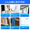 nijimomo Set of 50 Magnetic Card Holder Memo Name Plate