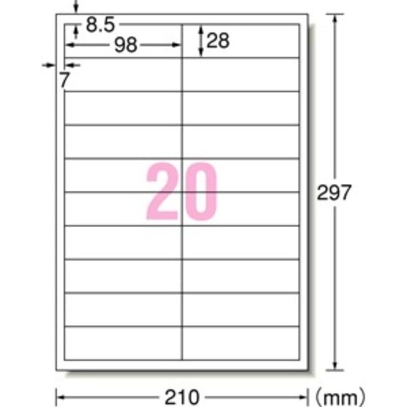 A-One Label Sticker Outdoor Sign Labels, Laser Printer, 40% Recycled
