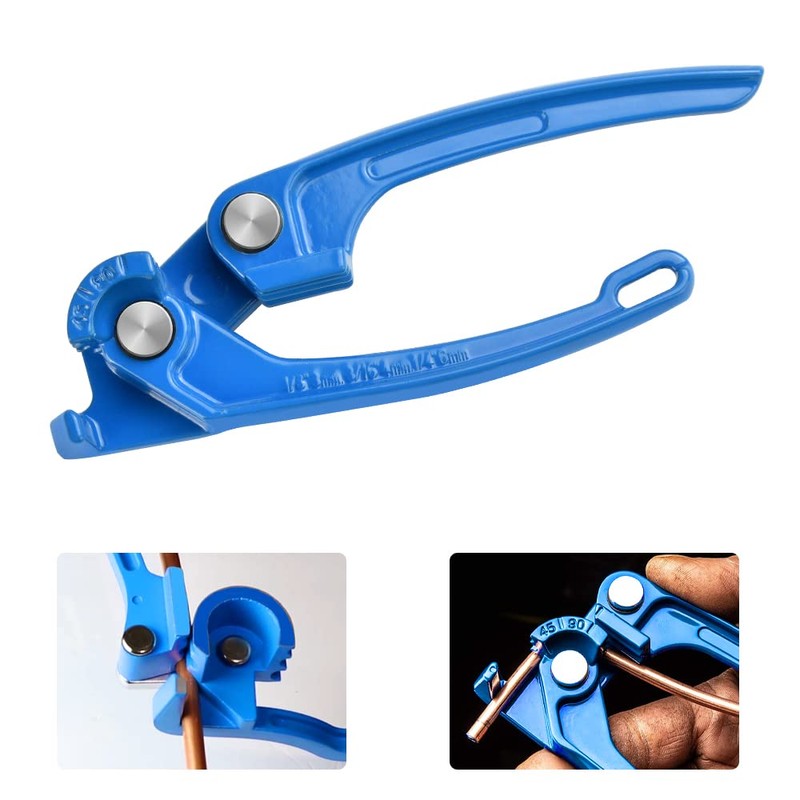 YUENWUZINIC Pipe Bender, Manual Tube Bender, For Pipe Machining 1/8",