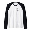 Bonsai Tree Punk Tattoo Style Raglan Baseball Tee
