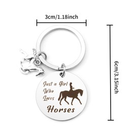 Yritioa Horse Gifts for Girls,Gifts for Horse Lovers Women,Ents for Horse Lovers,Hobby Horse Accessories,Horse Keyring,Horses Gifts for Girls,Gifts for Her Under 10 Pounds,Ornament Gifts for Women