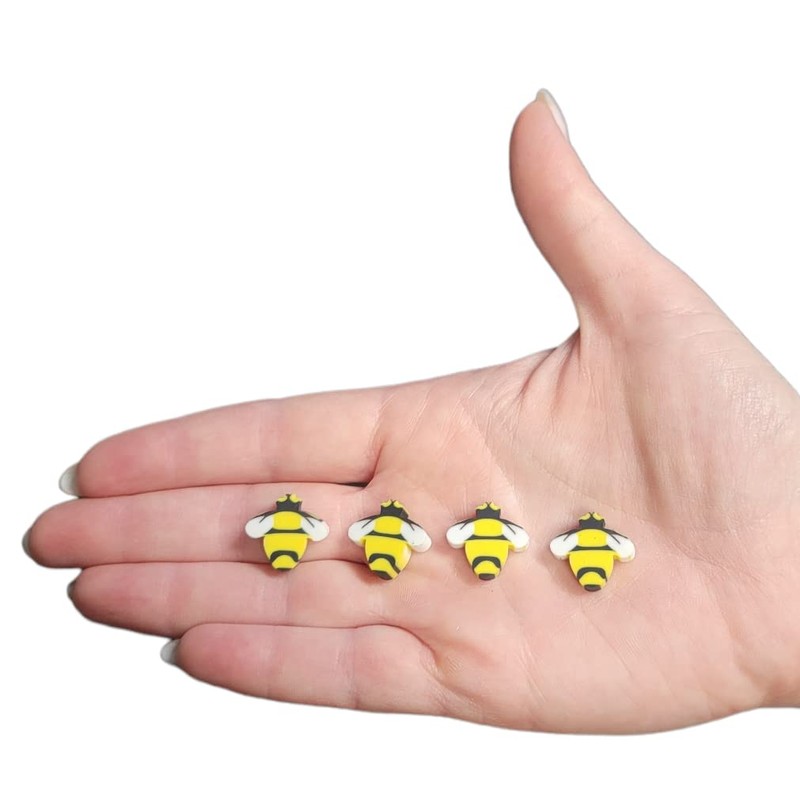 Cool Bumble Bee Shape Rubber Mini Erasers (144 Pack) Home